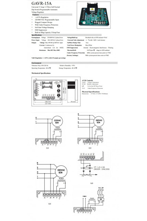 AVR Generator model 15 Amperi - 3