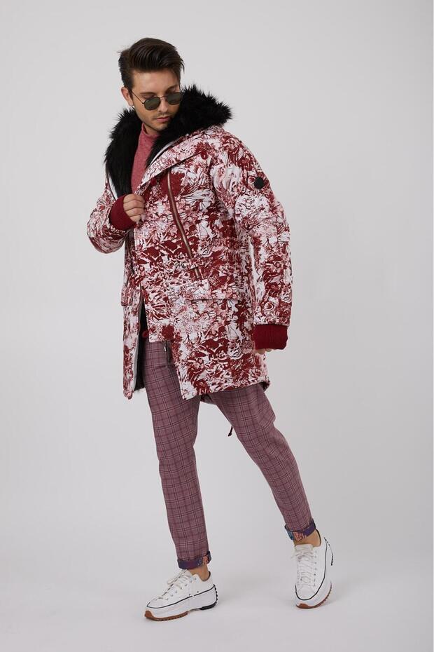 Dağ Desenli Mont - 2