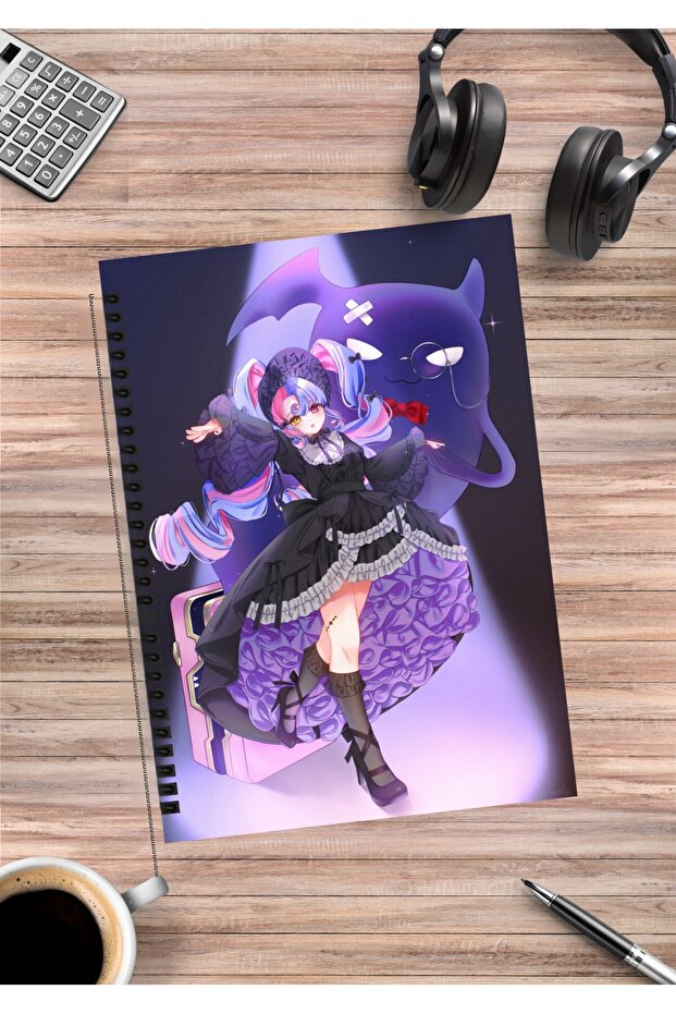 Wuthering Waves Anime Spiral Notebook A5 (50 Sheets)