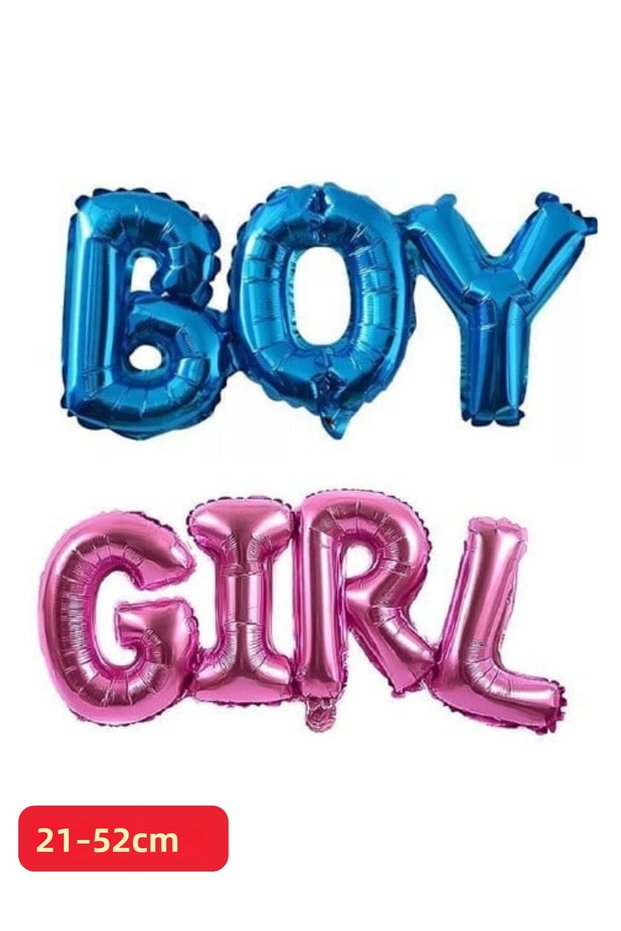 Boy and Girl Foil Balloon Boy and Girl Baby Shower Party Gender Reveal Supplies Balloon