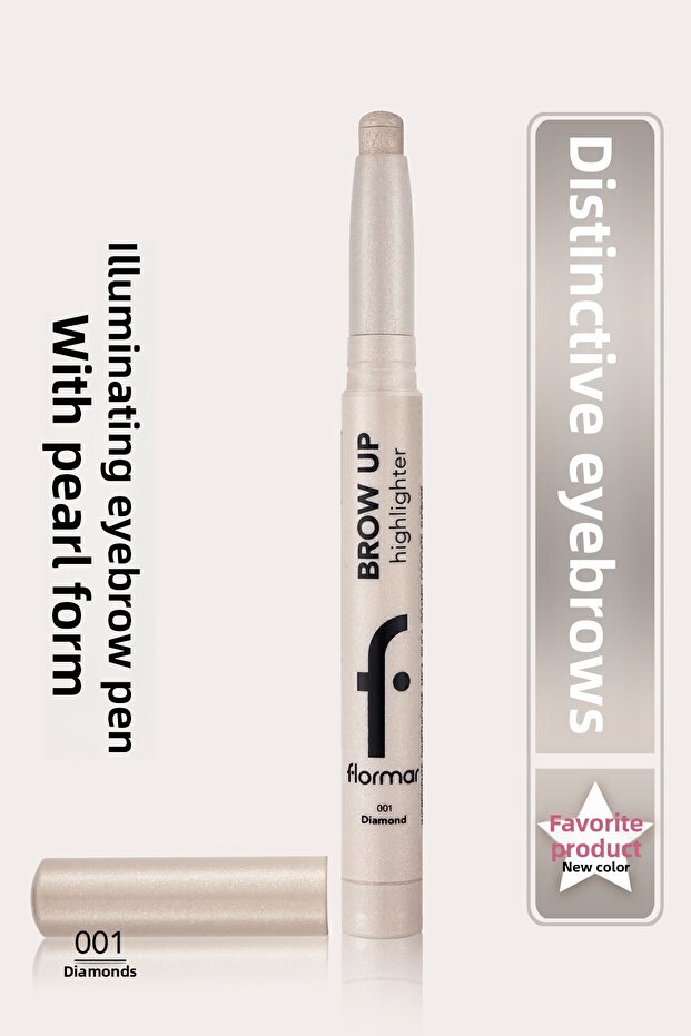 Elevator Illuminating Eyebrow Pencil Silver -brow Up Highlighter Pencil-001 Diamond-8682536072434