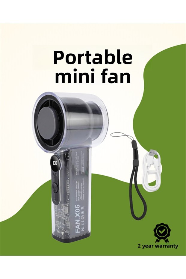 Quiet Running Portable Fan | With Digital Display | 100 Stage Speed Adjustment