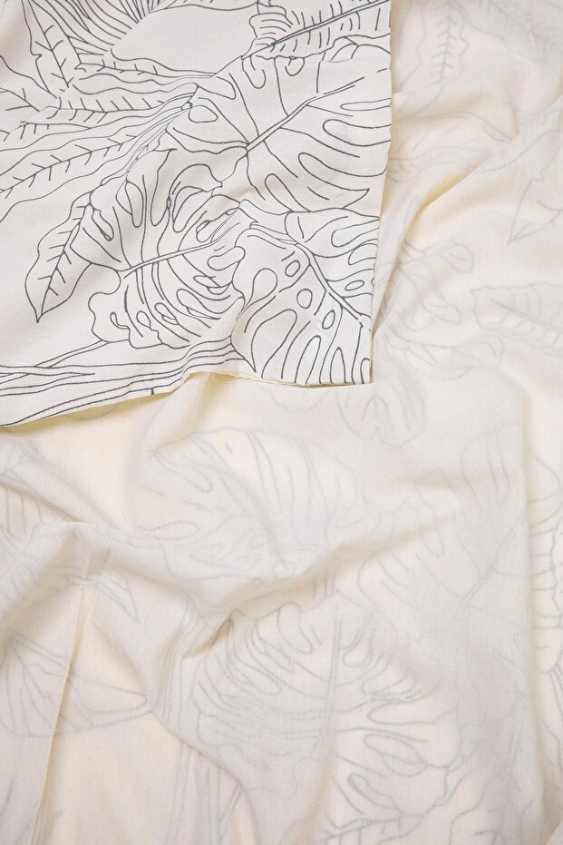 Σετ κρεβατοκάμαρας με διπλό σχέδιο λουλουδιών, εύκολο στο σιδέρωμα TPHAW26CKN00017 - 5