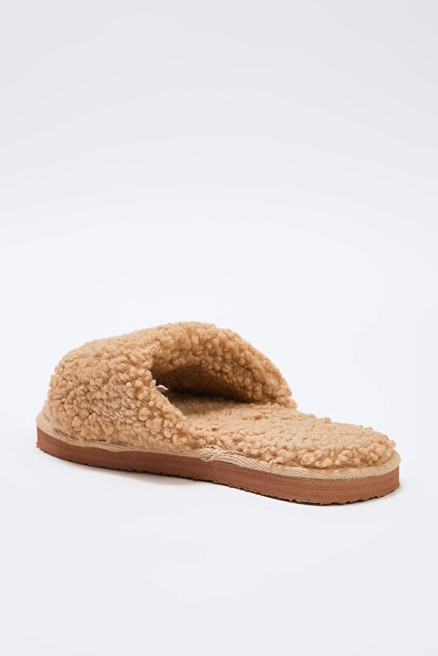 Camel Peluş Kadın Ev Terliği TAKAW26ER00020 - 7