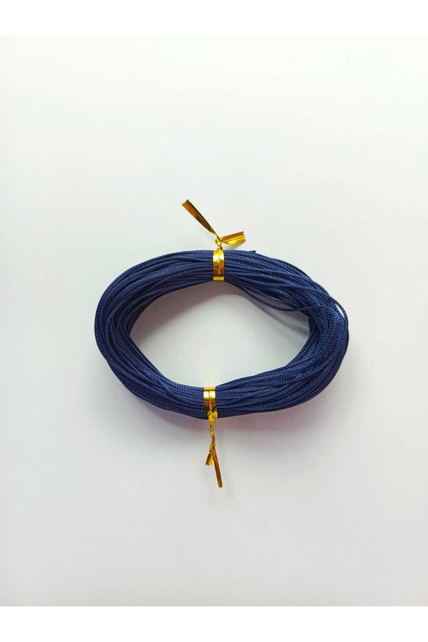 1 mm 25 Meters Navy Blue Color Parachute Cord Macrame Bracelet Necklace Beading Jewelry Design Hair Braiding Cord