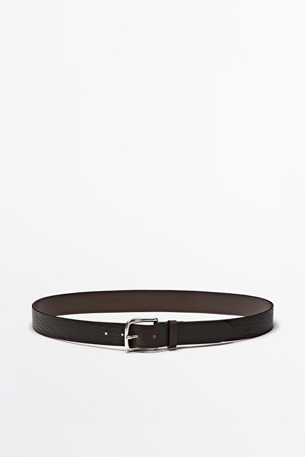 Distressed deri kemer - 1