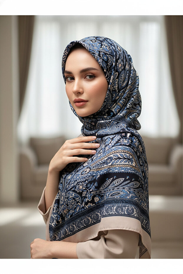 شال النبلاء منقوش بالقطرات العرقية 180x70