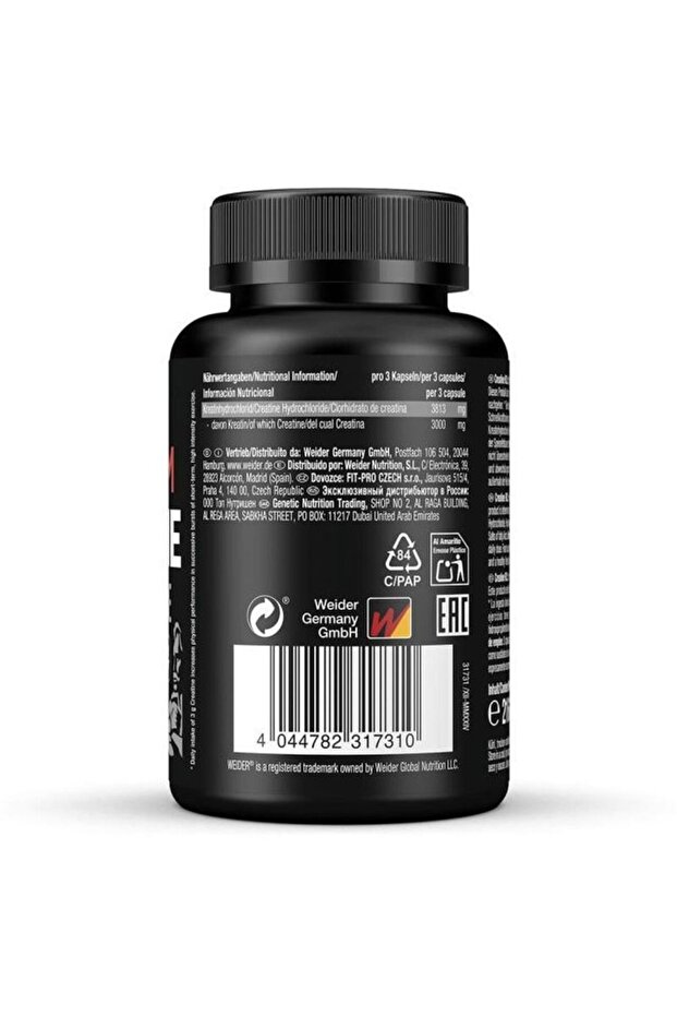 Creatine HCL hydrochloride - 150 caps - 50 SERVİS - 2