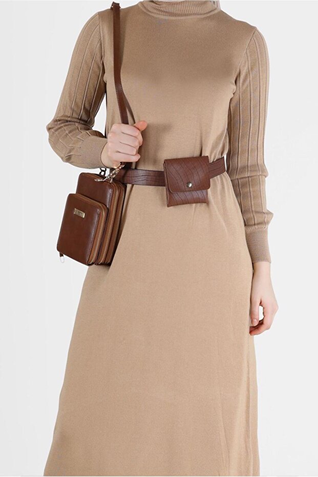 BASIC TRİKO ELBİSE 42060 - 4