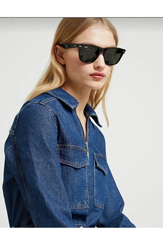 RAYBAN RB2140 901 50 POLARİZE DEĞİLDİR UV KORUMALIDIR... CAM RENGİ KOYU YEŞİLDİR... - 4