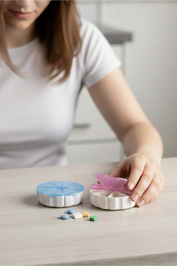 2 Weekly Medicine Storage Box Round Model - 3