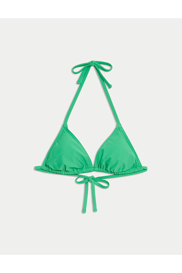 Regular Fit Üçgen Bikini Üstü - 4