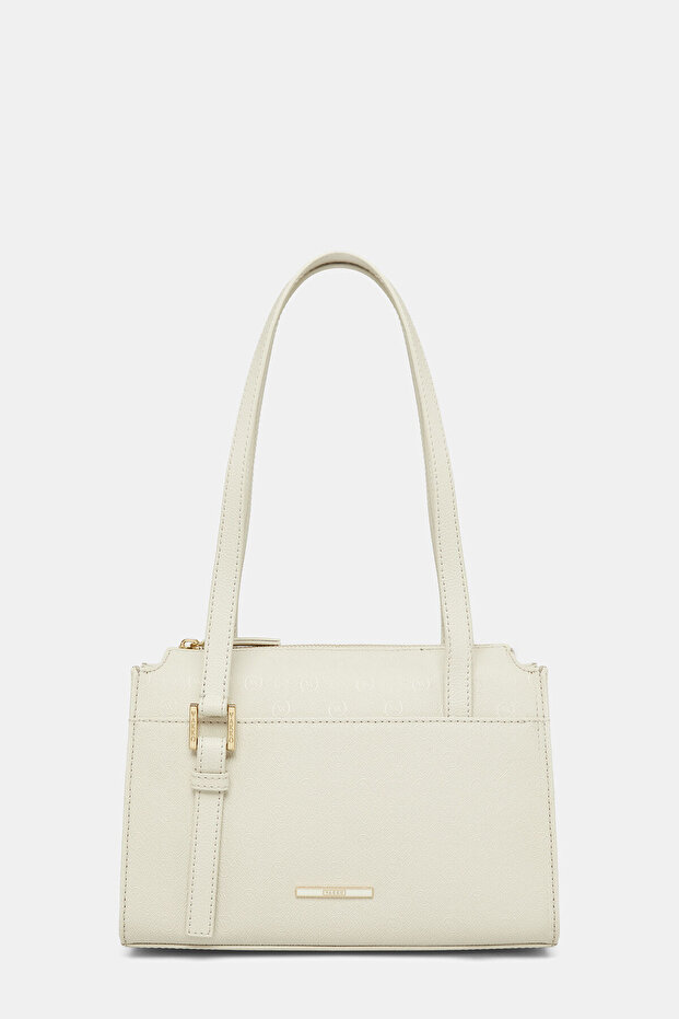 KREM MONOGRAM ÇANTA - 1