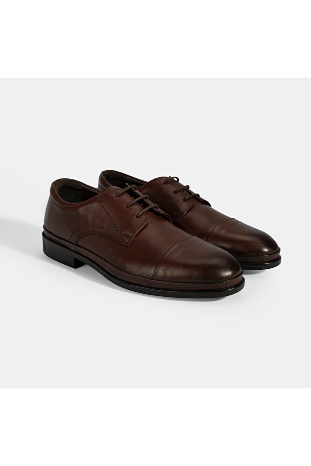 Men's Brown Desacomfort Lace-Up Leather Shoes