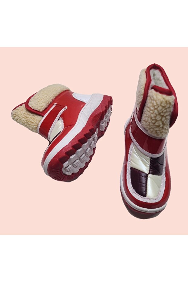 Poly Figürlü Kışlık Çocuk Kar Botu - 5