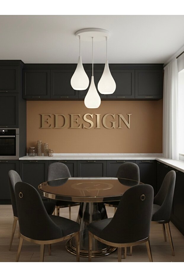 Tiara Sarkıt Hasır Görünüm Avize - 1