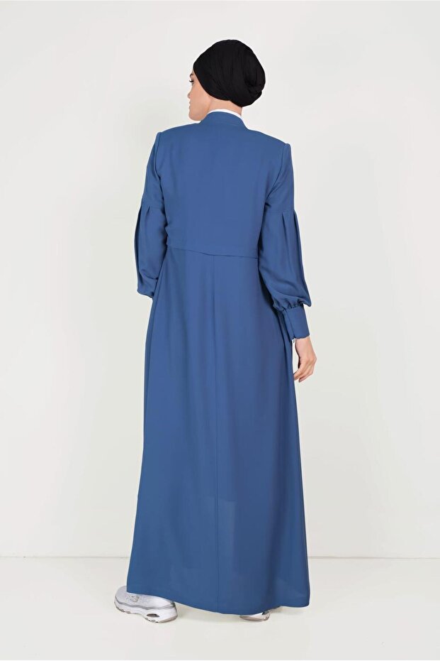 Buttoned Collar Oversuit 10195 - 4