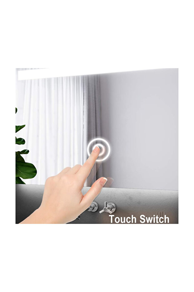 Rainer Touch LED Bathroom Mirror with Defog Function - 3