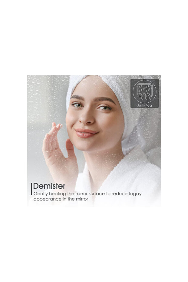 Rainer Touch LED Bathroom Mirror with Defog Function - 4