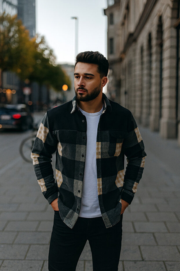 men's fleece shirt