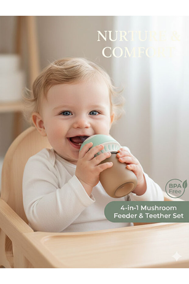 Multifunction Silicone Baby Feed Bottle