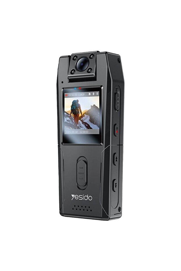 1080P Mini Digital Camera & Video Recorder, 1.3" Screen, 180° Wide Angle, Night Vision