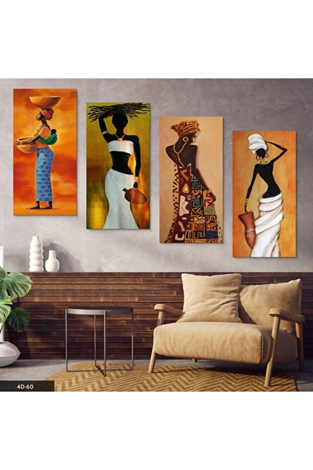 4 Parçalı Mdf Tablo - 1