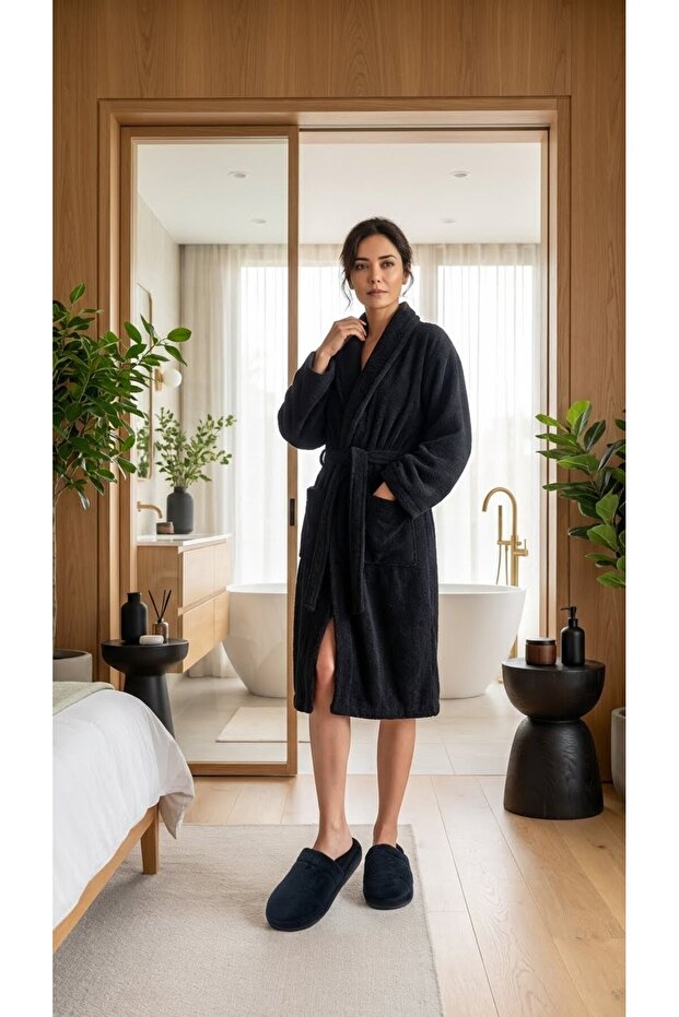 Como Kalın Tabanlı Havlu Kadın Terlik - 2