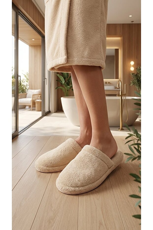 Como Kalın Tabanlı Havlu Kadın Terlik - 1