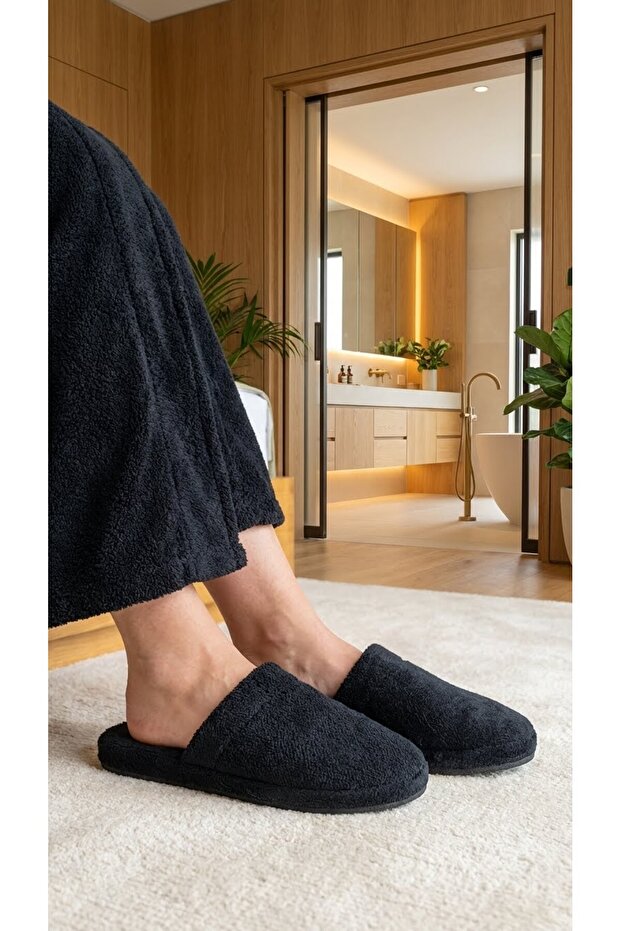 Como Kalın Tabanlı Havlu Kadın Terlik - 1