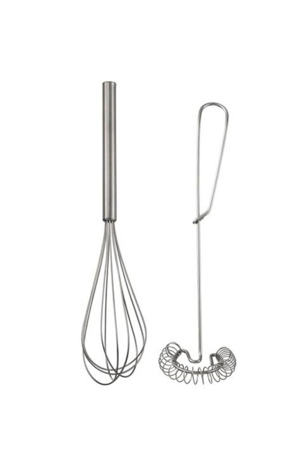 4 Lü Set, Idealısk Rende 2'li Çırpıcı Seti Koncıs Çelik Sarımsak Ezici Un Eleği - 6