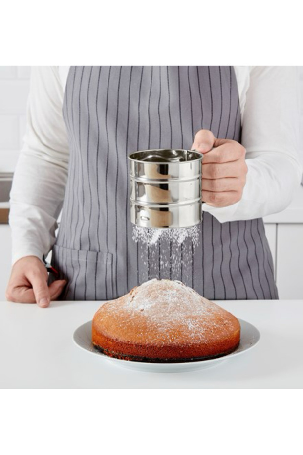 4 Lü Set, Idealısk Rende 2'li Çırpıcı Seti Koncıs Çelik Sarımsak Ezici Un Eleği - 7