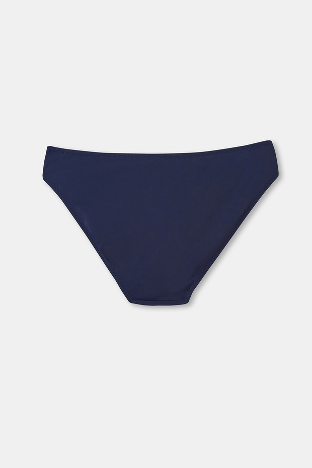 Lacivert Orta Kenar Tek Bikini Alt - 3