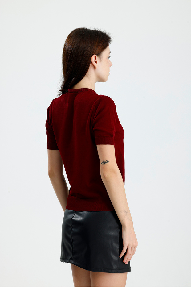 Kısa Kol Kadın Triko - 4