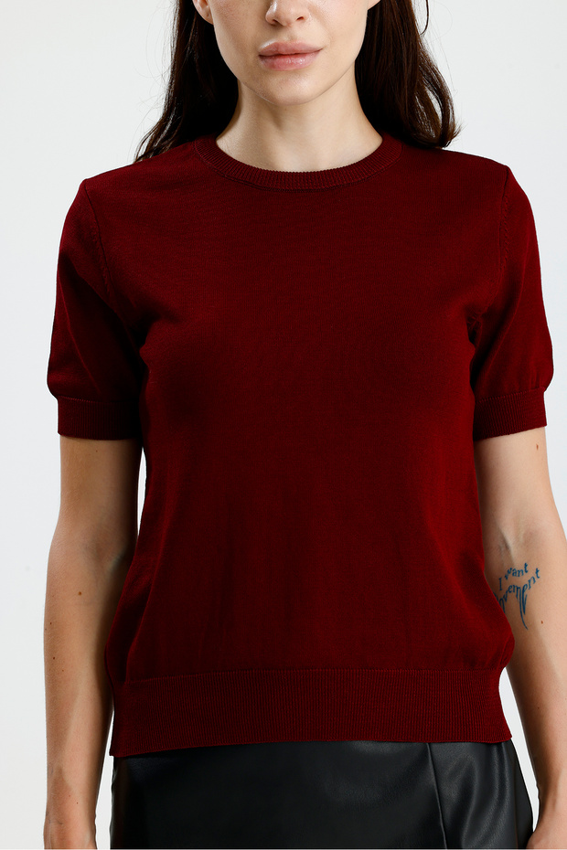 Kısa Kol Kadın Triko - 3