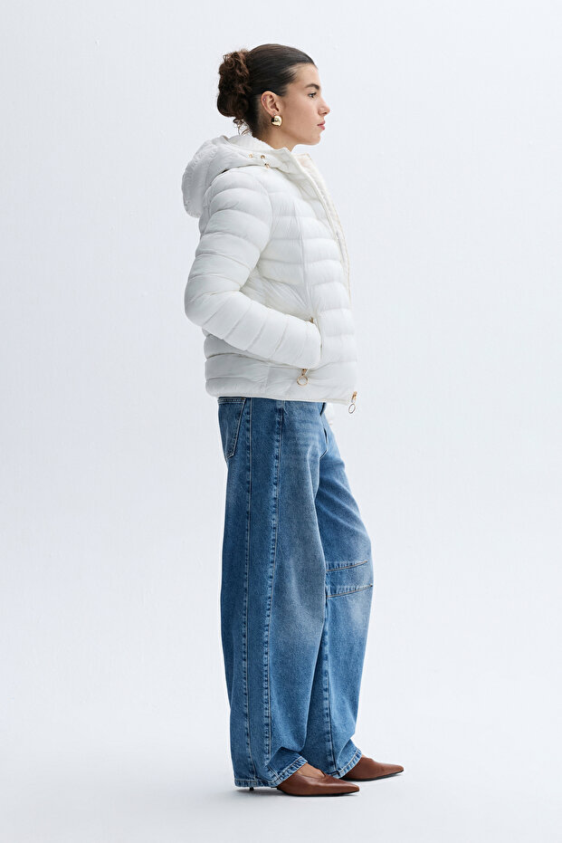 KAPİTONELİ ÇİFT TARAFLI PUFFER MONT - 4