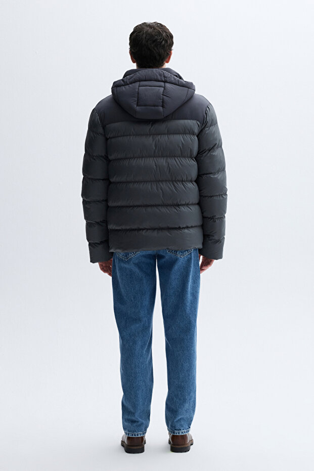 KAPÜŞONLU PUFFER MONT - 2