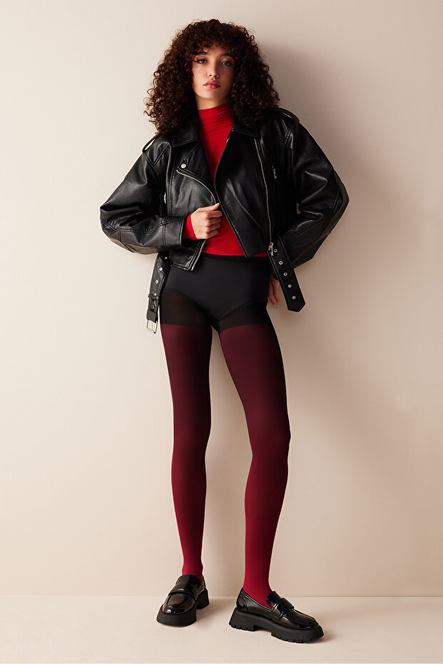 Ombre Külotlu Çorap - 5