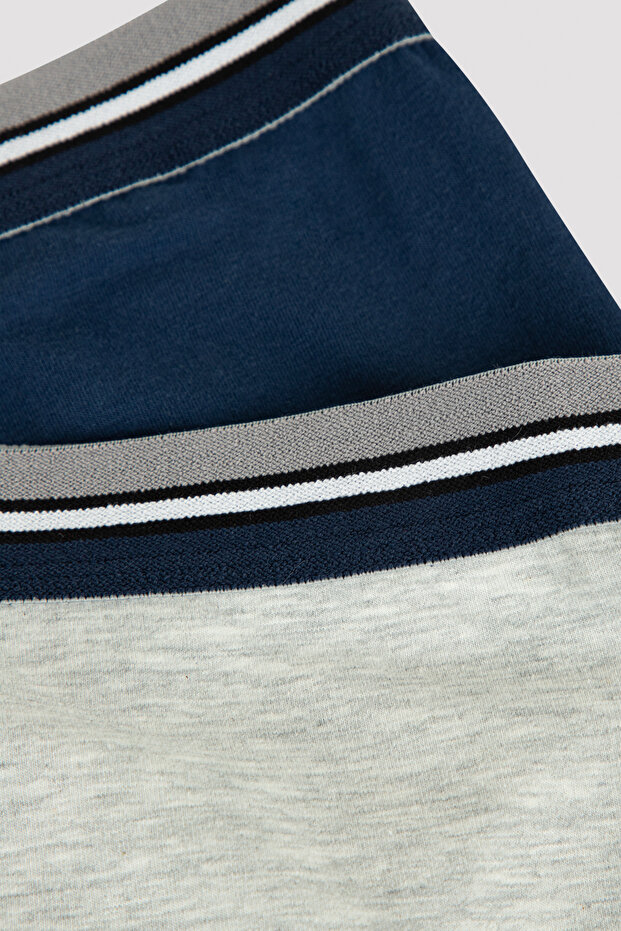 Herren Baumwollmix Basic Same Tape 2er Boxer - 2