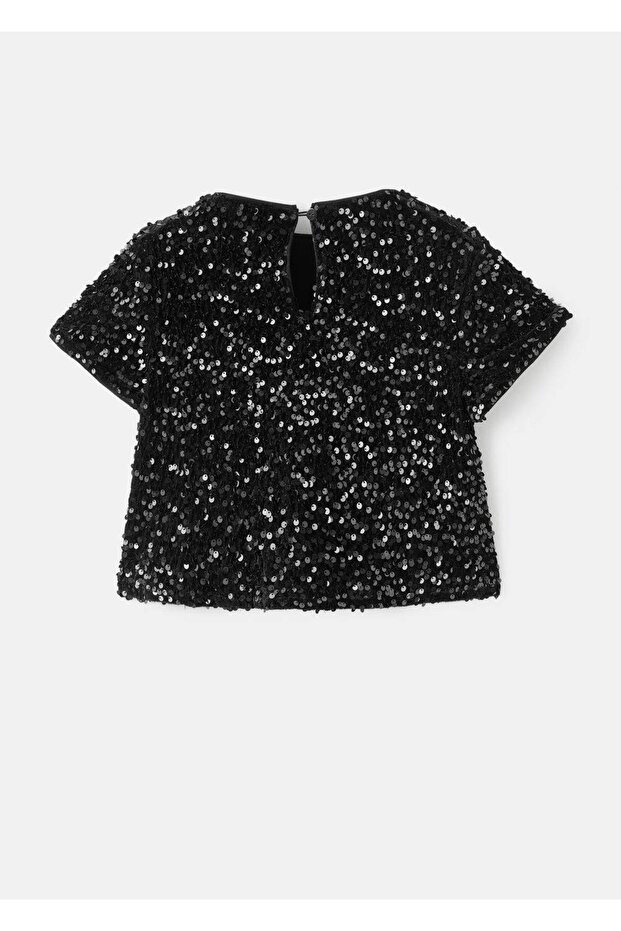Payetli bluz - 4
