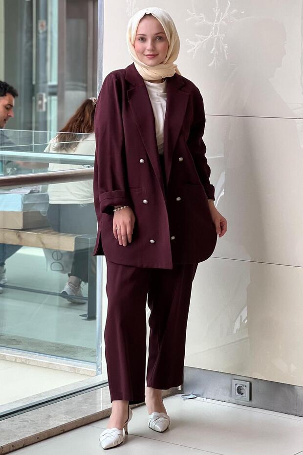 Tığ Triko Basic Cekert Pantolonlu Takım - 3