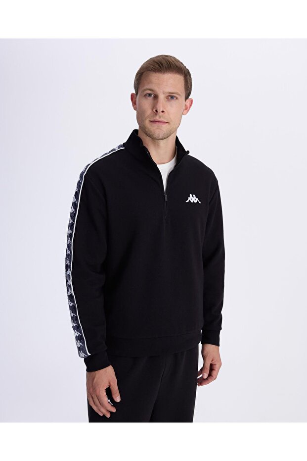 Authentic 222 Banda Pulliogt Erkek Siyah Regular Sweatshirt - 2