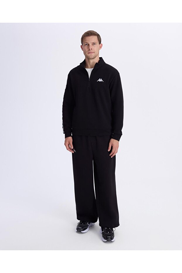 Authentic 222 Banda Pulliogt Erkek Siyah Regular Sweatshirt - 1