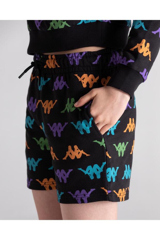 Authentic Lagunal Kadın Siyah Regular Fit Şort - 4