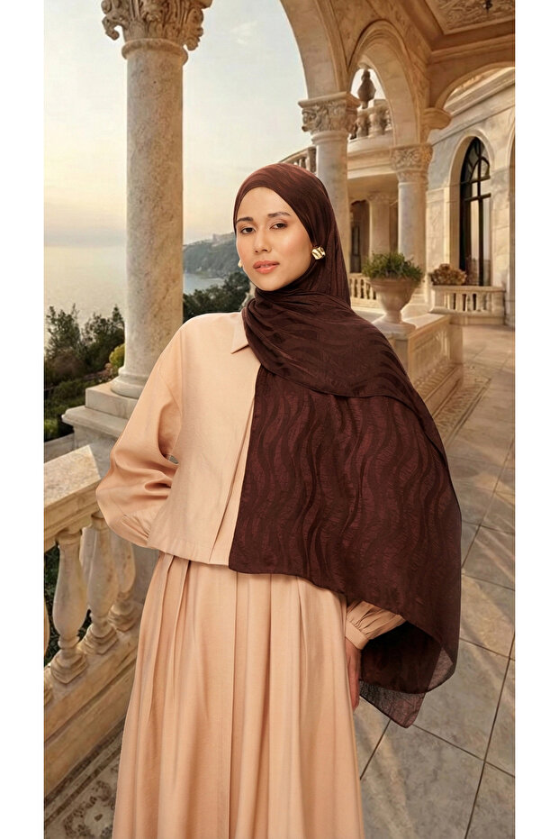 Sable Drift Premium Jakarlı Şal Telve - 1