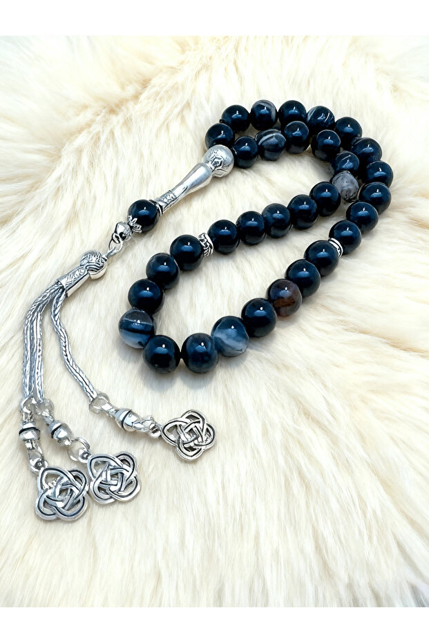 33 Natural Jade Prayer BeadsTasbih/10mm