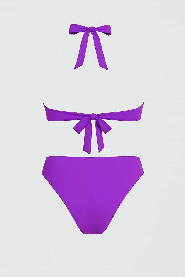 Triangle Twist Toparlayıcı Bikini Üstü - 8