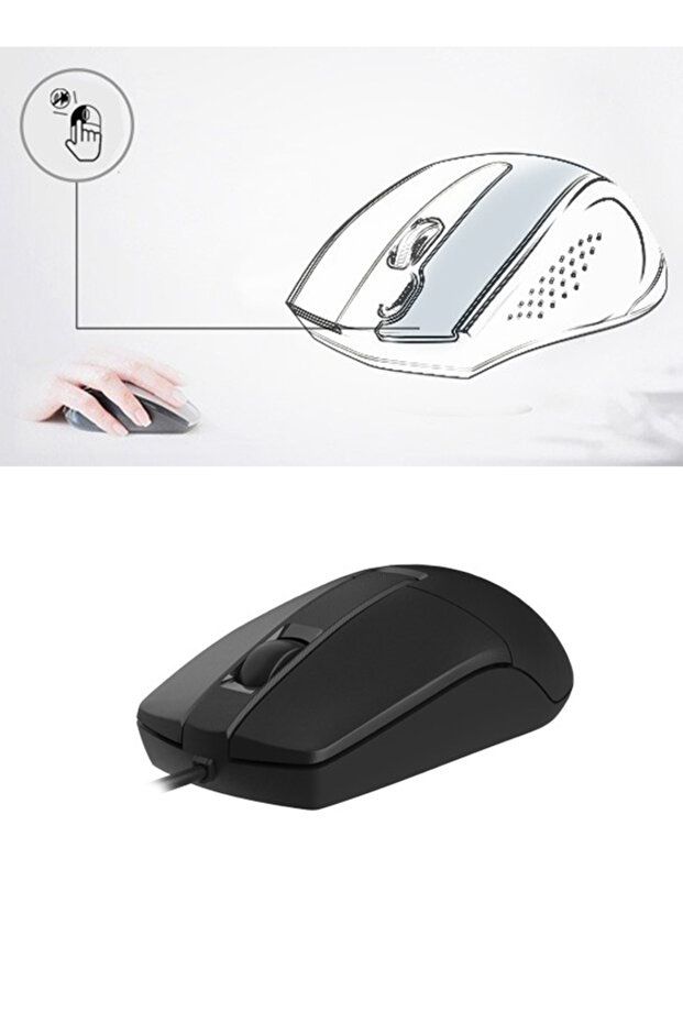 ماوس سلكي بصري OP-330، تمرير فائق السرعة، 1200 نقطة في البوصة - 6