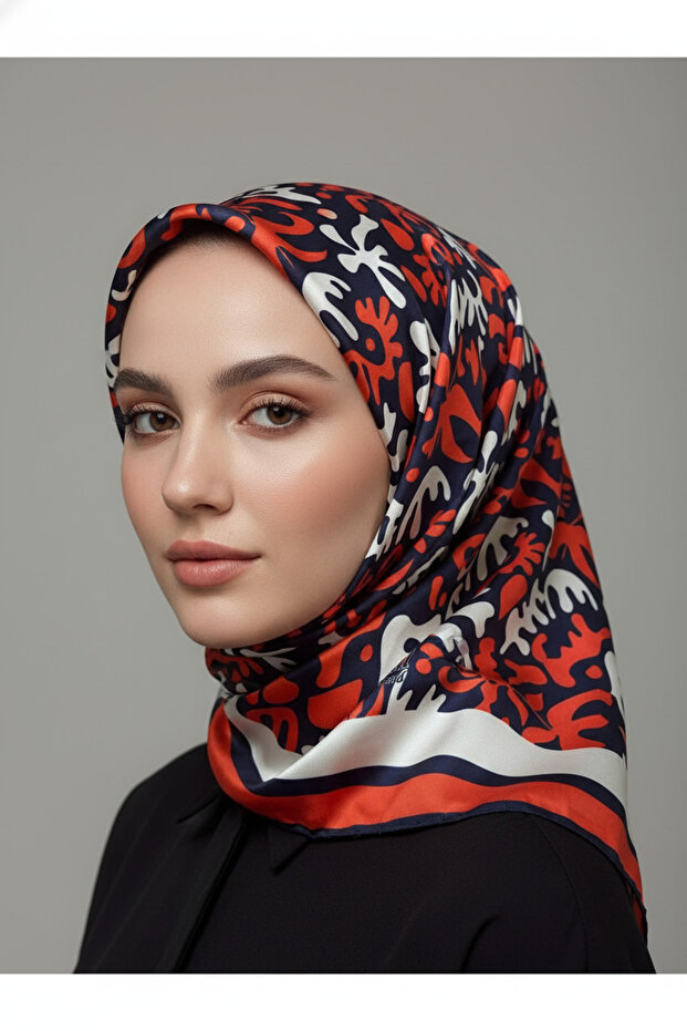 الاتجاه الطباعة الرقمية التعادل صبغ منقوشة وشاح رويان نمط 6 - 1