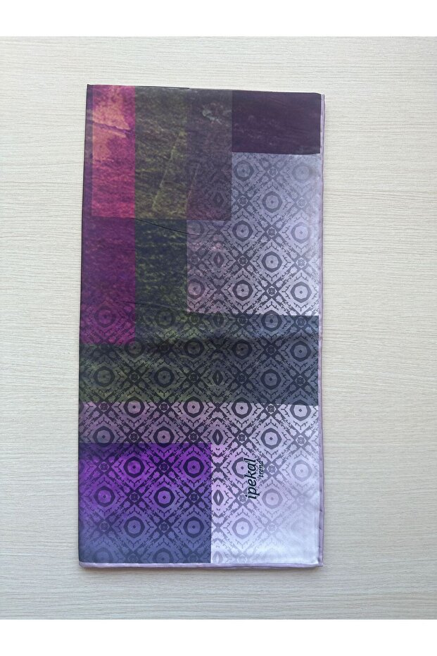 تريند الطباعة الرقمية التعادل صبغ مستطيل منقوشة وشاح رويان نمط 4 ألوان 1 - 6